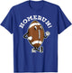 Funny HomeRun Baseball Football Mash Up T-Shirt - T-Shirt | Royal