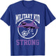 Military Kid Strong Veteran Army Soldier Child Children T-Shirt - T-Shirt | Royal