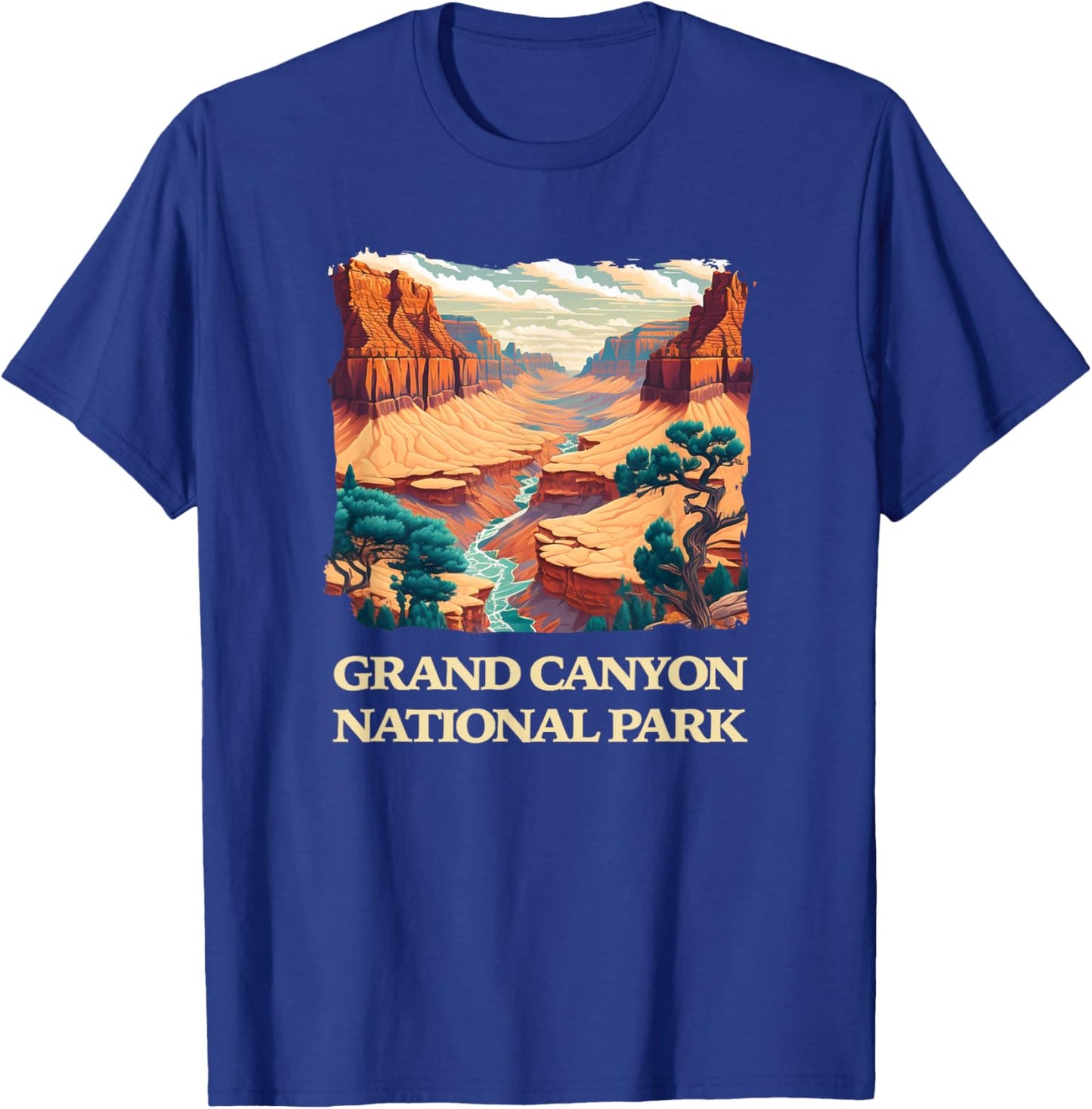Grand Canyon National Park Arizona T-Shirt - T-Shirt | Royal