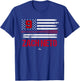 USA Flag Bat Zach Neto Los Angeles Baseball MLBPA T-Shirt - T-Shirt | Royal