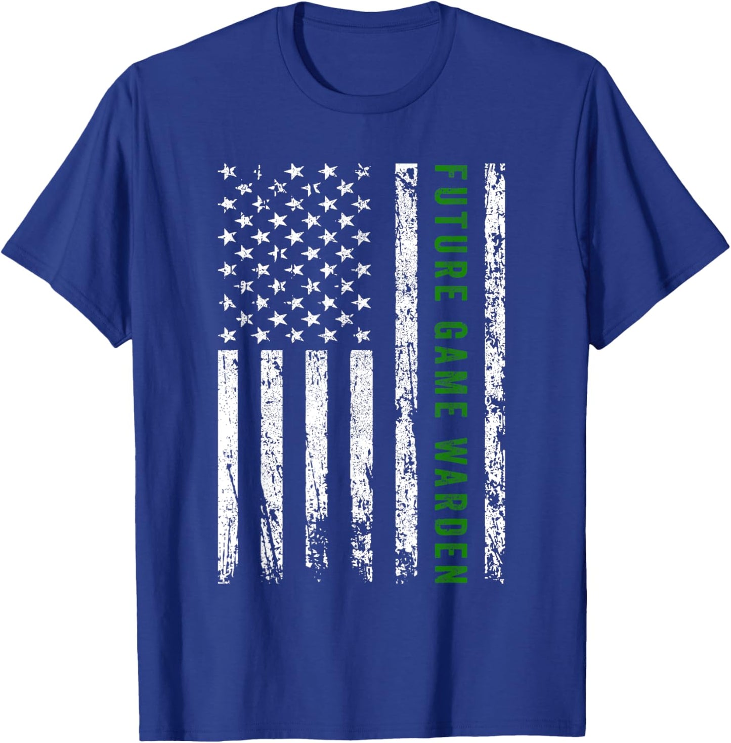 Future Game Warden Outfit Gift -Adults & Kids Black Animal-Themed Game Warden Small Short Sleeve T-Shirt - T-Shirt | Royal
