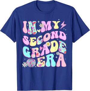 In My Second Grade Era Girl Back to School 2nd Grade Teacher T-Shirt - T-Shirt | Royal