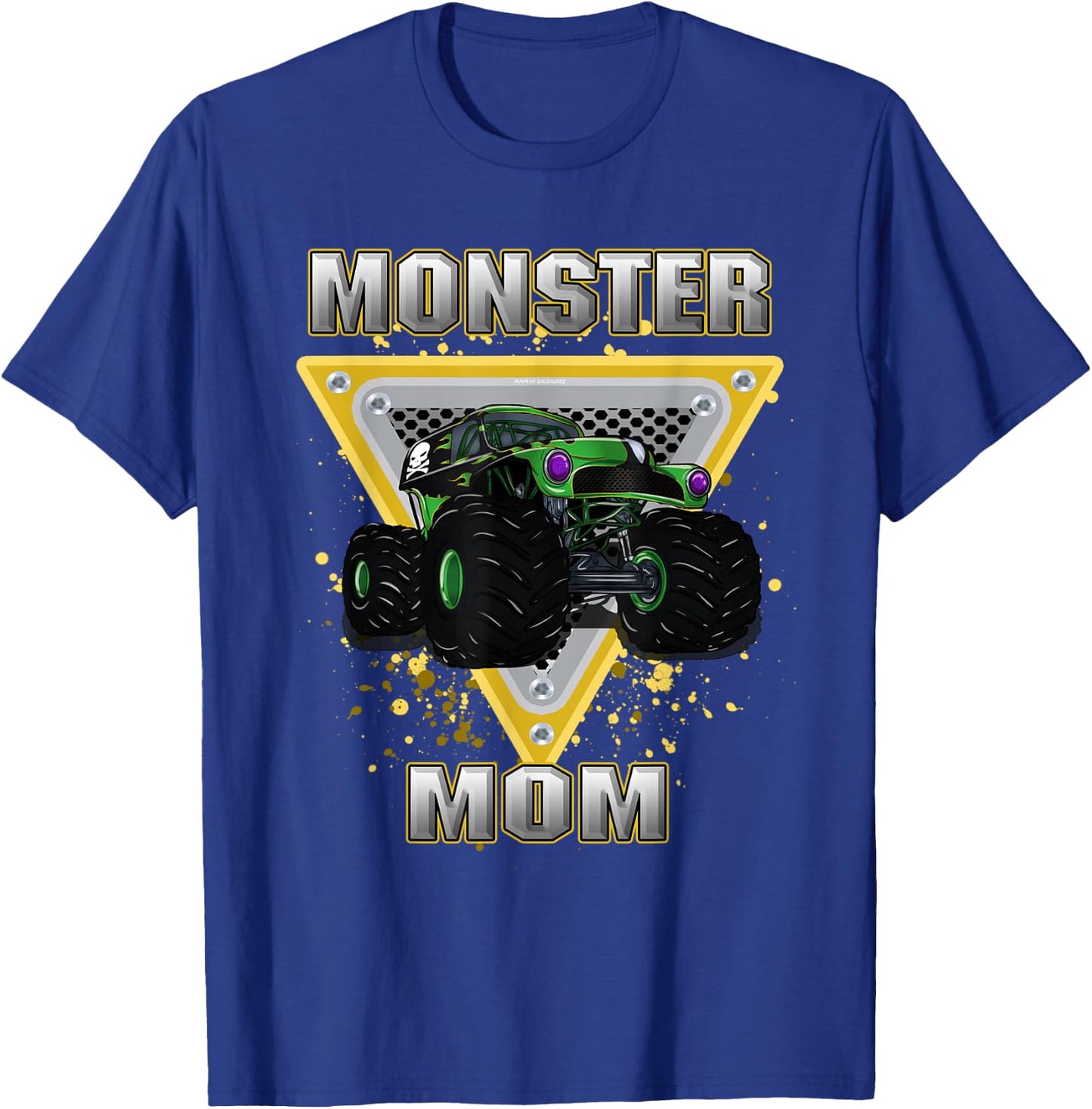Monster Truck Mom T-Shirt - T-Shirt | Royal