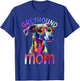 Greyhound Mom Colorful Pop Art Greyhound T-Shirt - T-Shirt | Royal