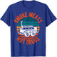 Smoke Meats Not Drugs Funny BBQ Grill Smoker Vintage Sunset Women T-Shirt - T-Shirt | Royal