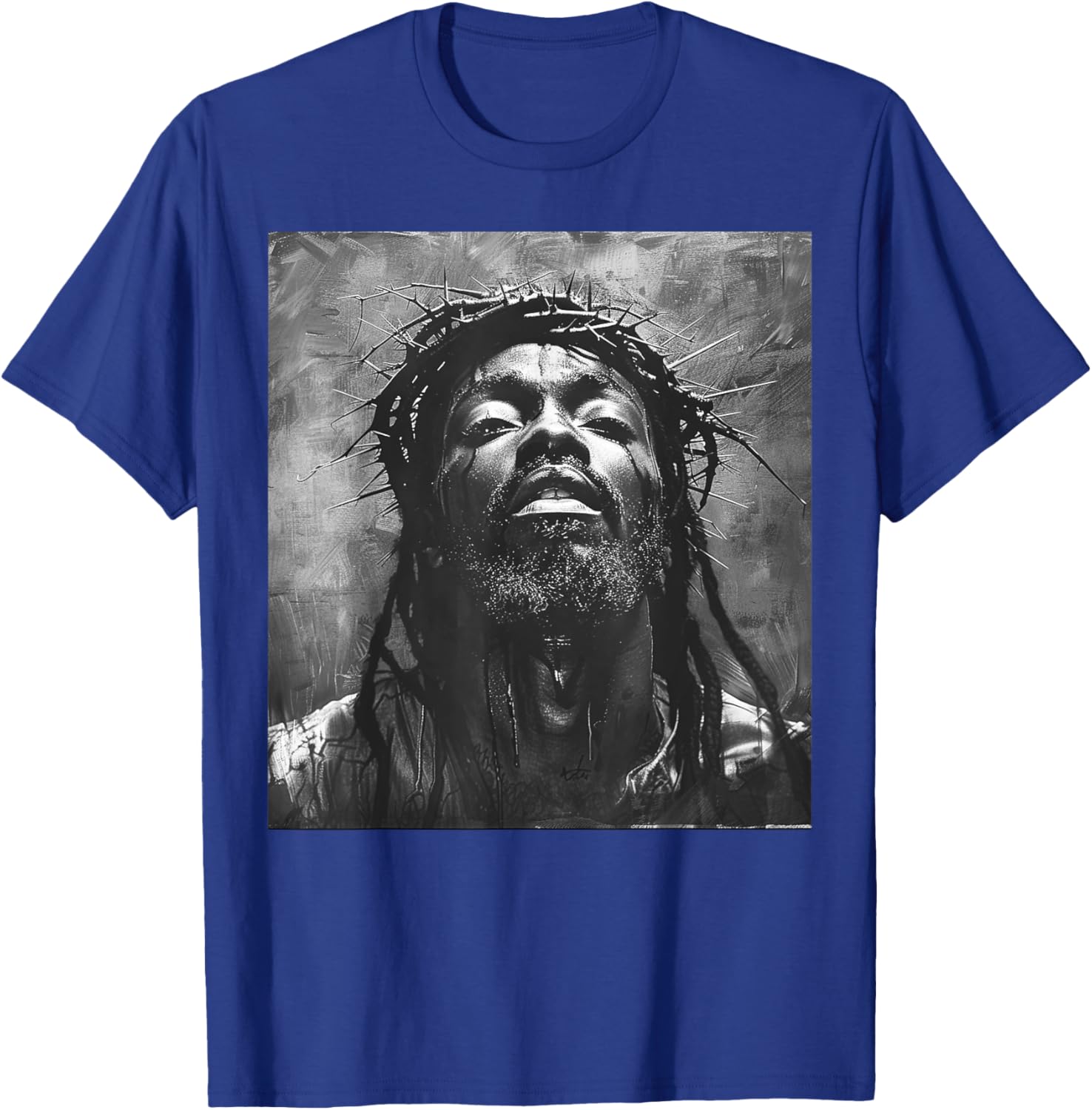 Black Jesus, Christianity, Church, Christ, Jesus T-Shirt - T-Shirt | Royal