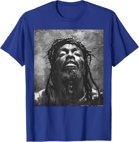 Black Jesus, Christianity, Church, Christ, Jesus T-Shirt - T-Shirt | Royal