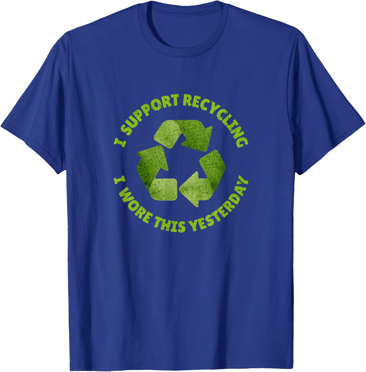 Funny Recycling Day Earth Day Recycle Logo Women T-Shirt - T-Shirt | Royal