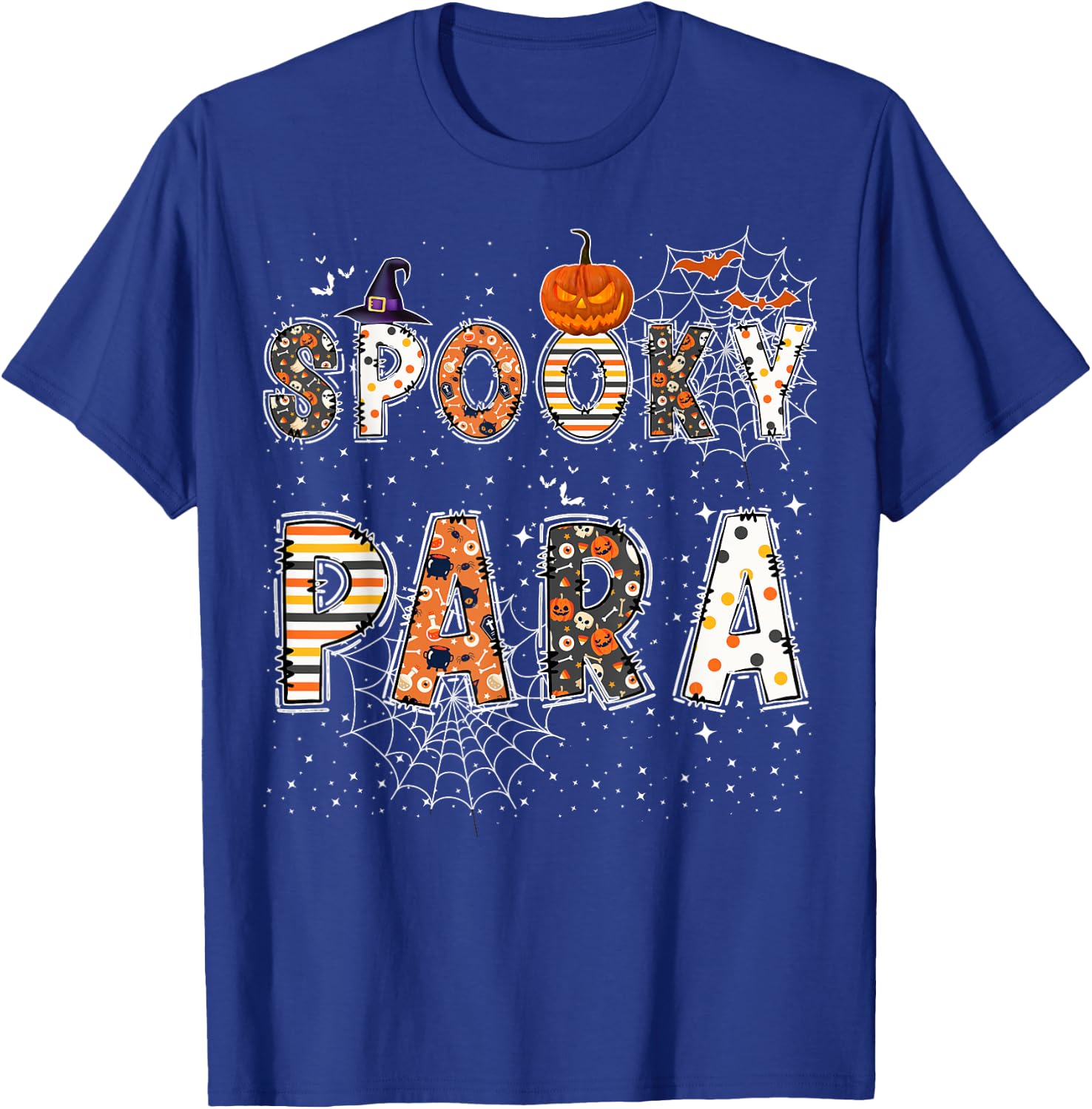 Spooky Paraprofessional Halloween Costume for Spooky Para T-Shirt - T-Shirt | Royal
