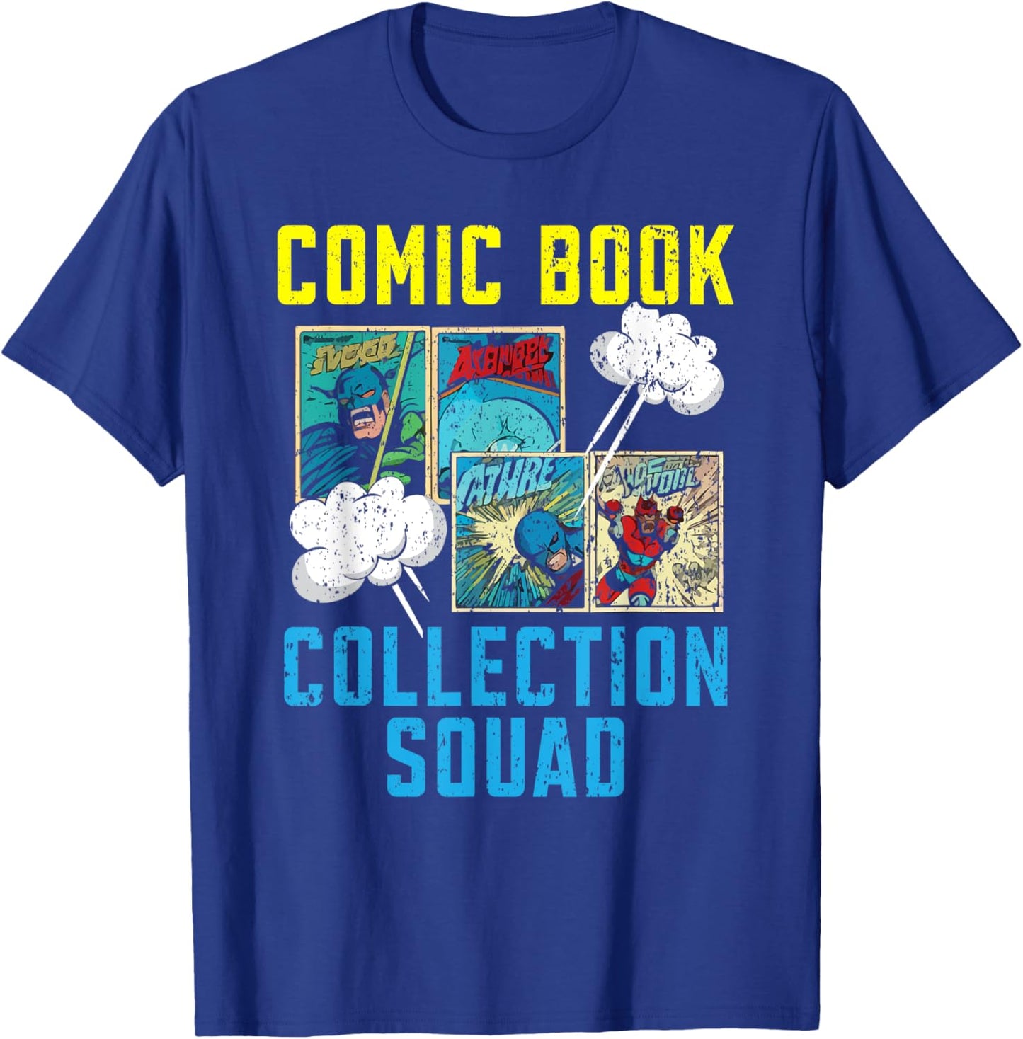 Comic Collector Comic Reader Reading Comic Books T-Shirt - T-Shirt | Royal