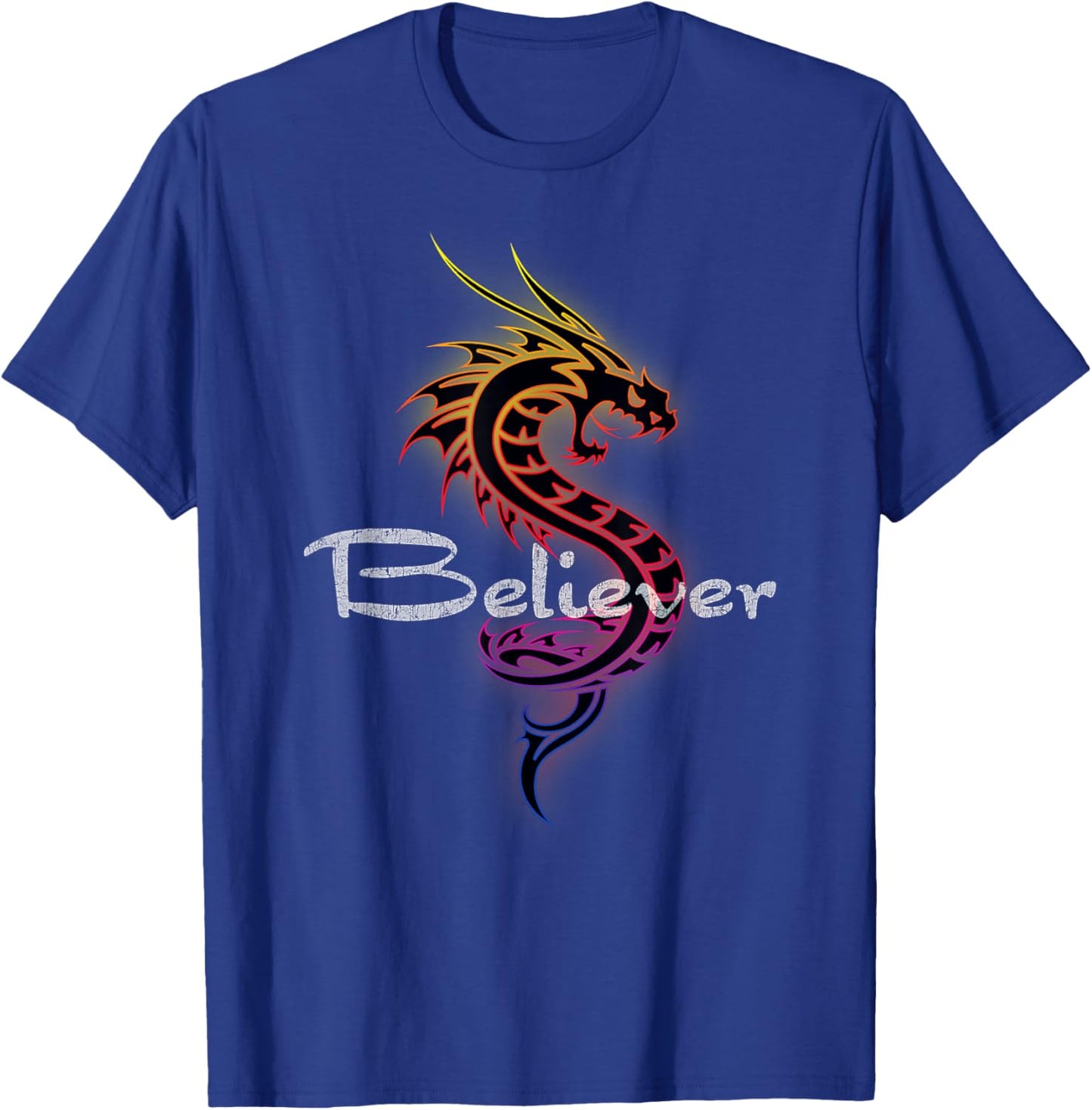 Dragon Believer - Imagine this for Dragon Fans T-Shirt - T-Shirt | Royal