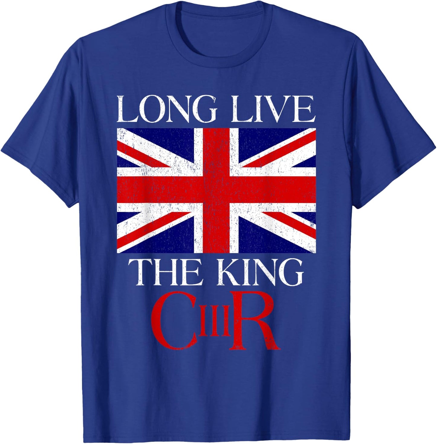 King Charles III Gifts HRH CIIIR Welcome King Charles III T-Shirt - T-Shirt | Royal