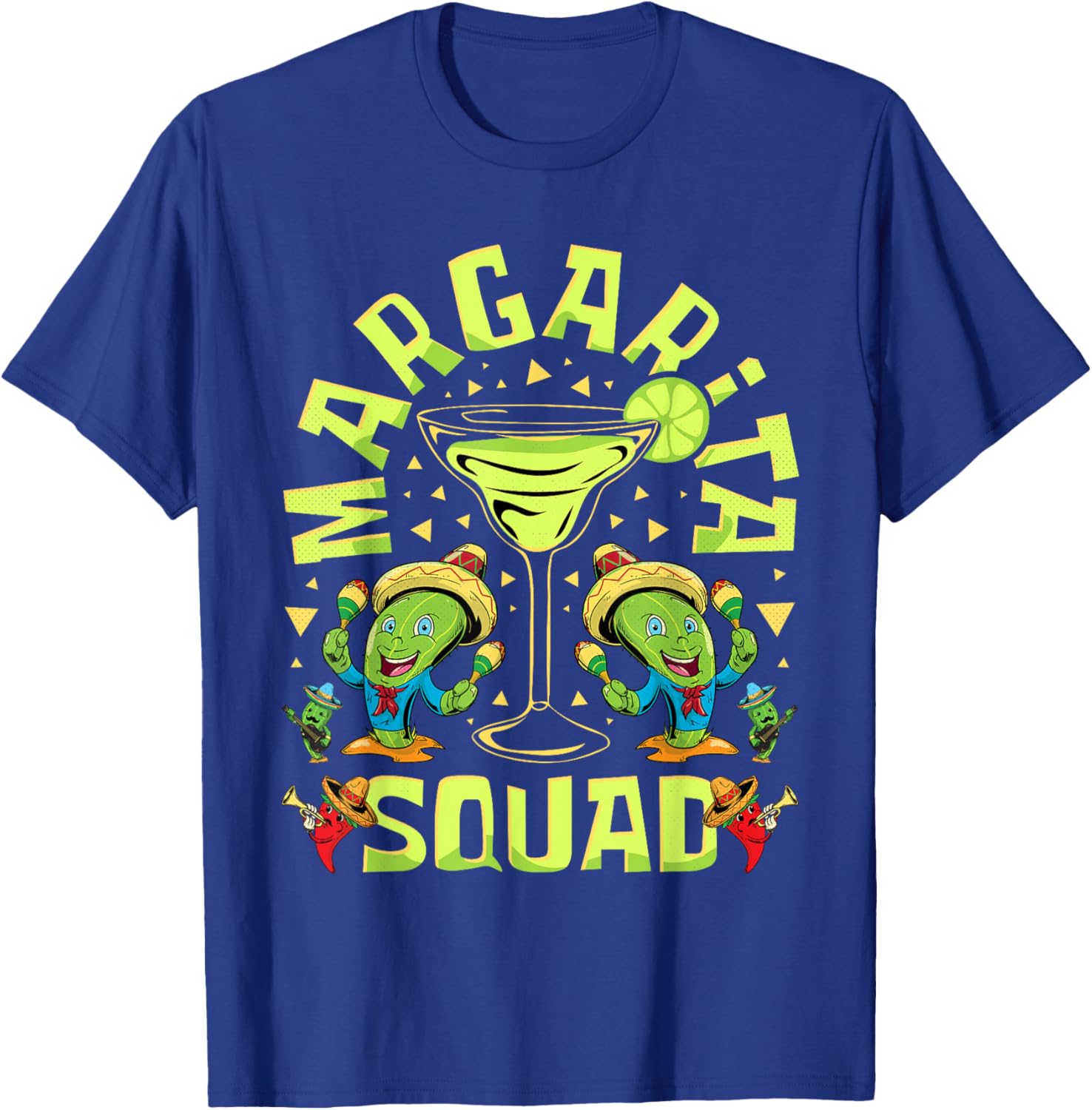 Cinco De Mayo, Margarita Squad T-Shirt - T-Shirt | Royal