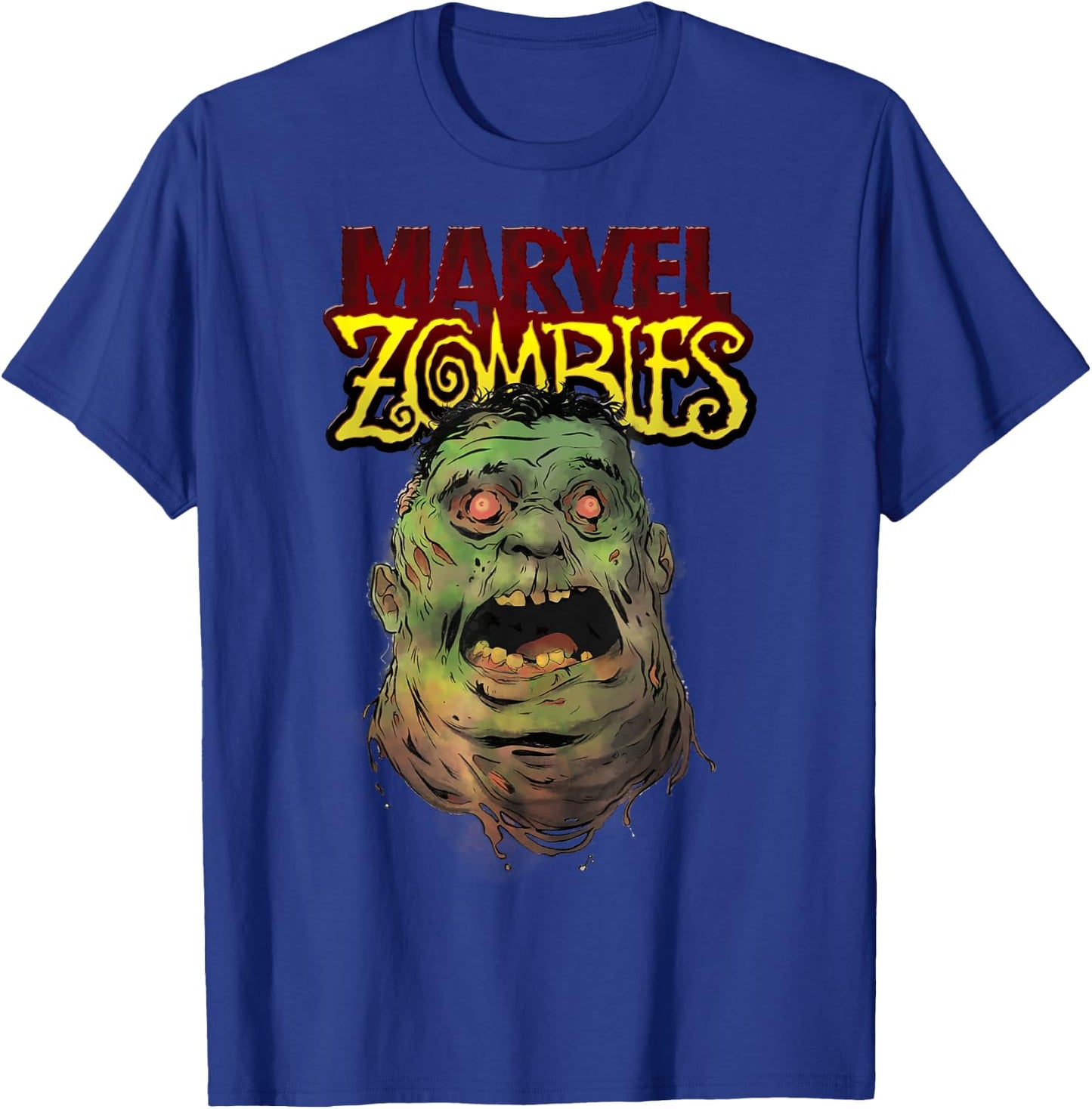 Marvel Zombies The Hulk Zombie Head T-Shirt - T-Shirt | Royal