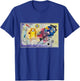 Kandinsky Yellow-Red-Blue Abstraction Art Contemporary T-Shirt - T-Shirt | Royal