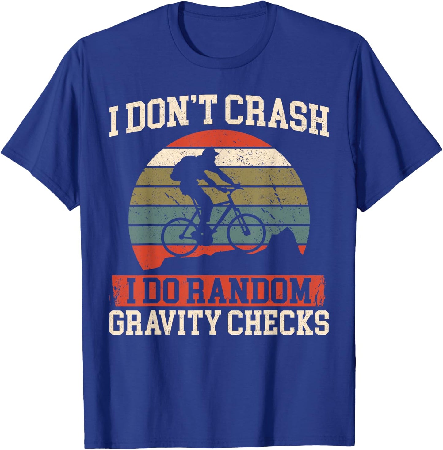 Enduro MTB Mountain Bike Riding Downhill Vintage Retro I T-Shirt - T-Shirt | Royal