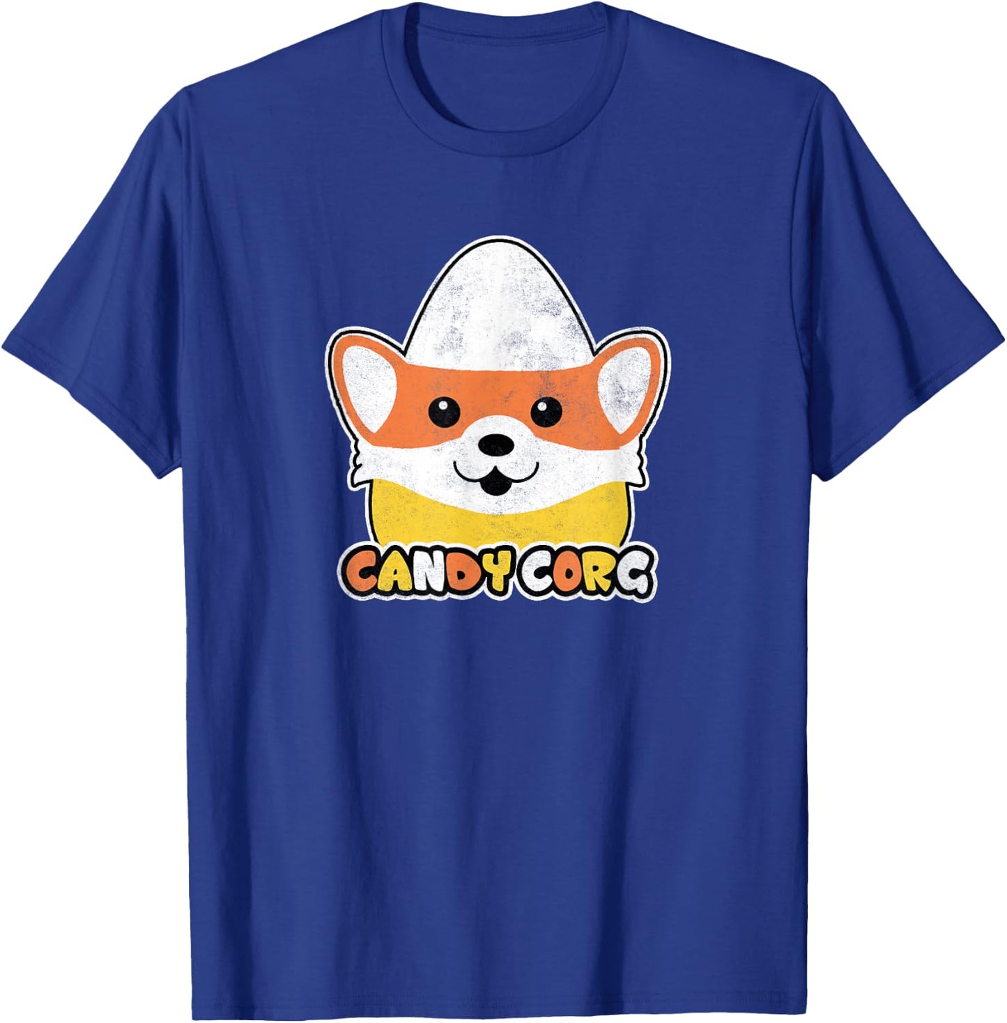 Candy Corn Corgi Halloween Dog Candy Corg Men Women Kids T-Shirt - T-Shirt | Royal