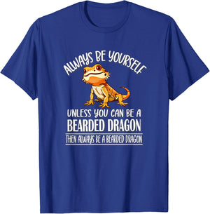Tiny Dinosaur Be Yourself Bearded Dragon Lover T-Shirt - T-Shirt | Royal