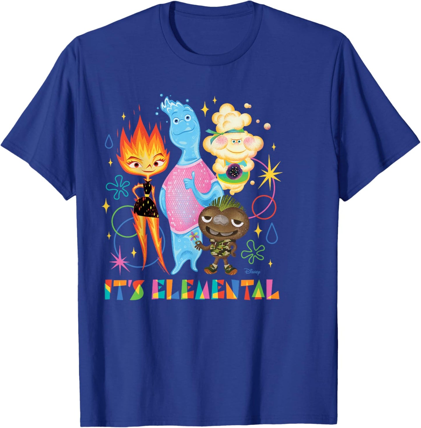 Elemental - Its Elemental T-Shirt - T-Shirt | Royal