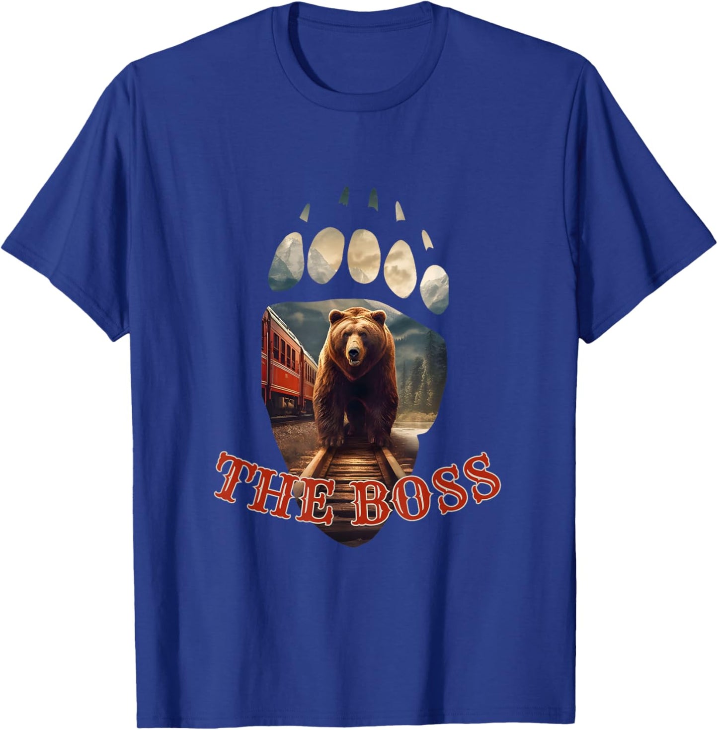 The Boss Grizzly Bear of Banff National Park T-Shirt - T-Shirt | Royal