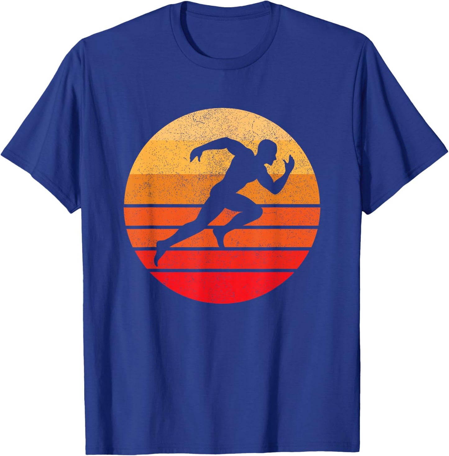 Sprinting, Sprinter Silhouette T-Shirt - T-Shirt | Royal