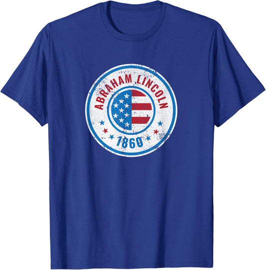 Vote Abraham Lincoln - Honest Abe 1860 Election T-Shirt - T-Shirt | Royal
