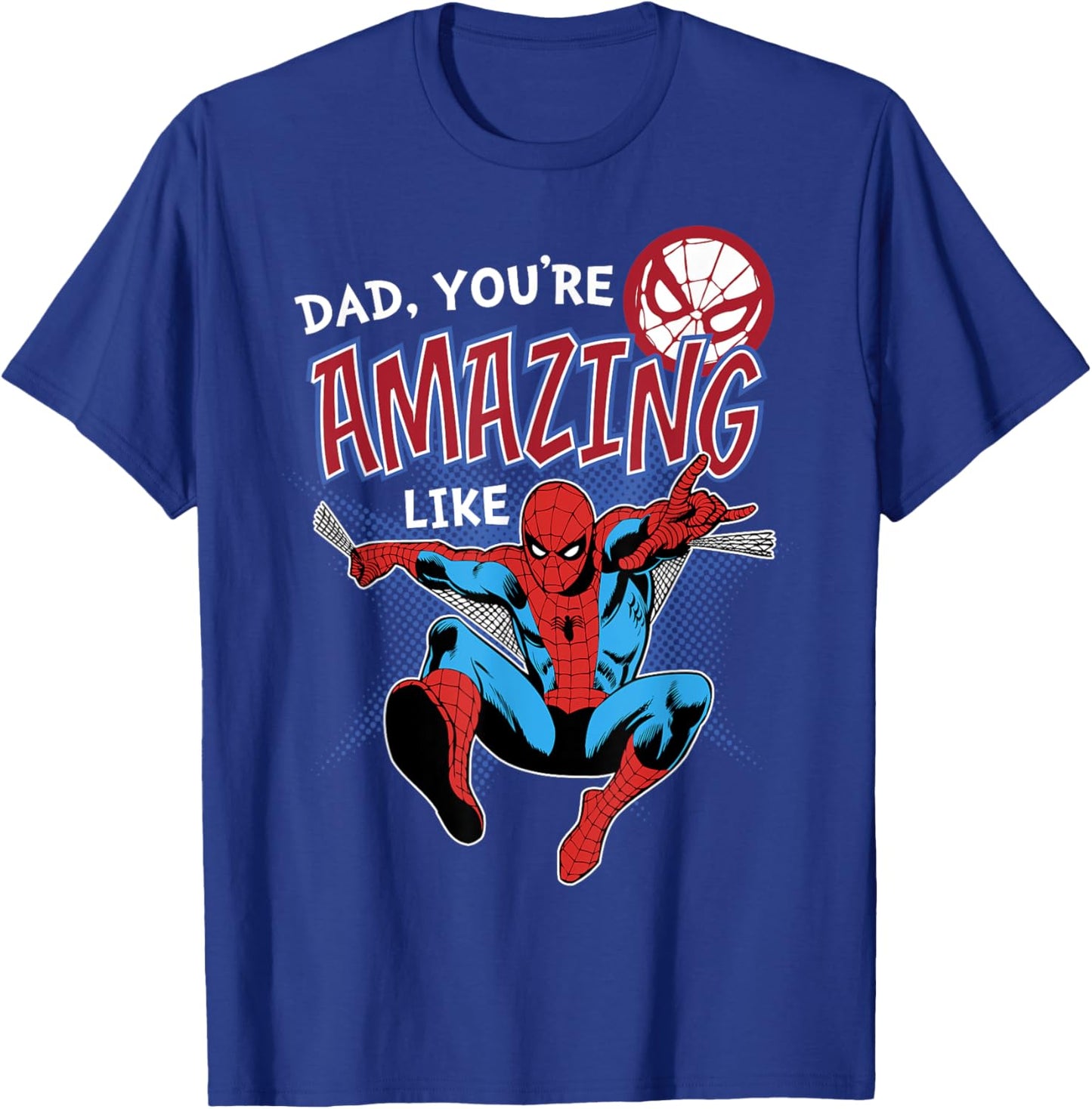 Marvel Spider-Man Amazing Dad Father's Day T-Shirt - T-Shirt | Royal