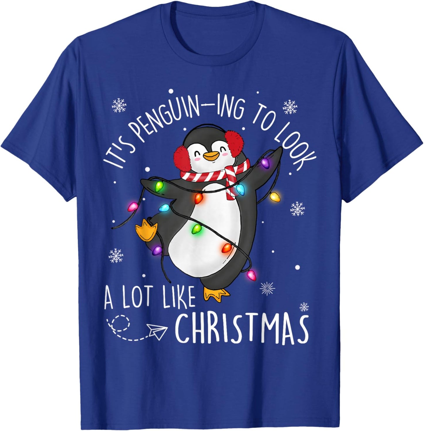 It’s Penguin-ing To Look A Lot Like Christmas Penguin Kids T-Shirt - T-Shirt | Royal