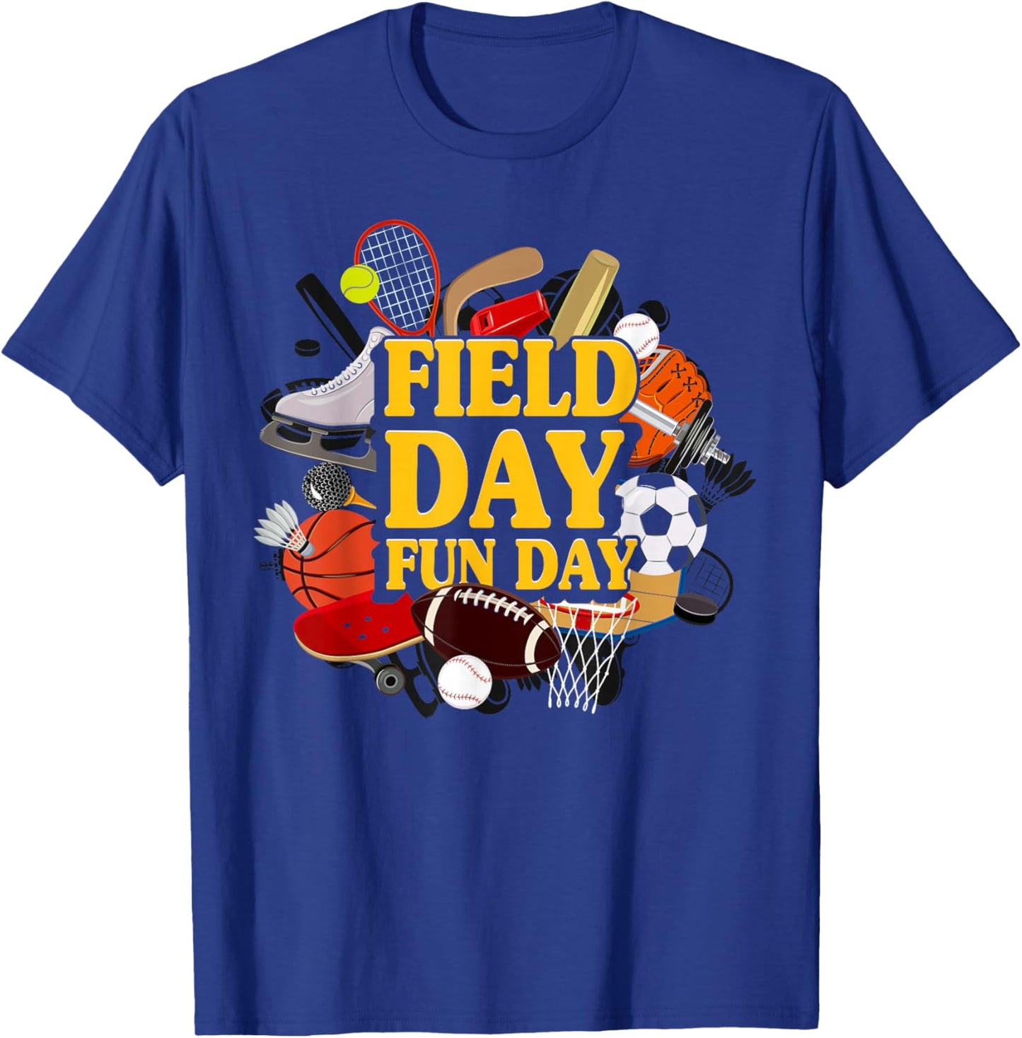 Field Day Kids Teacher School Sport T-Shirt - T-Shirt | Royal