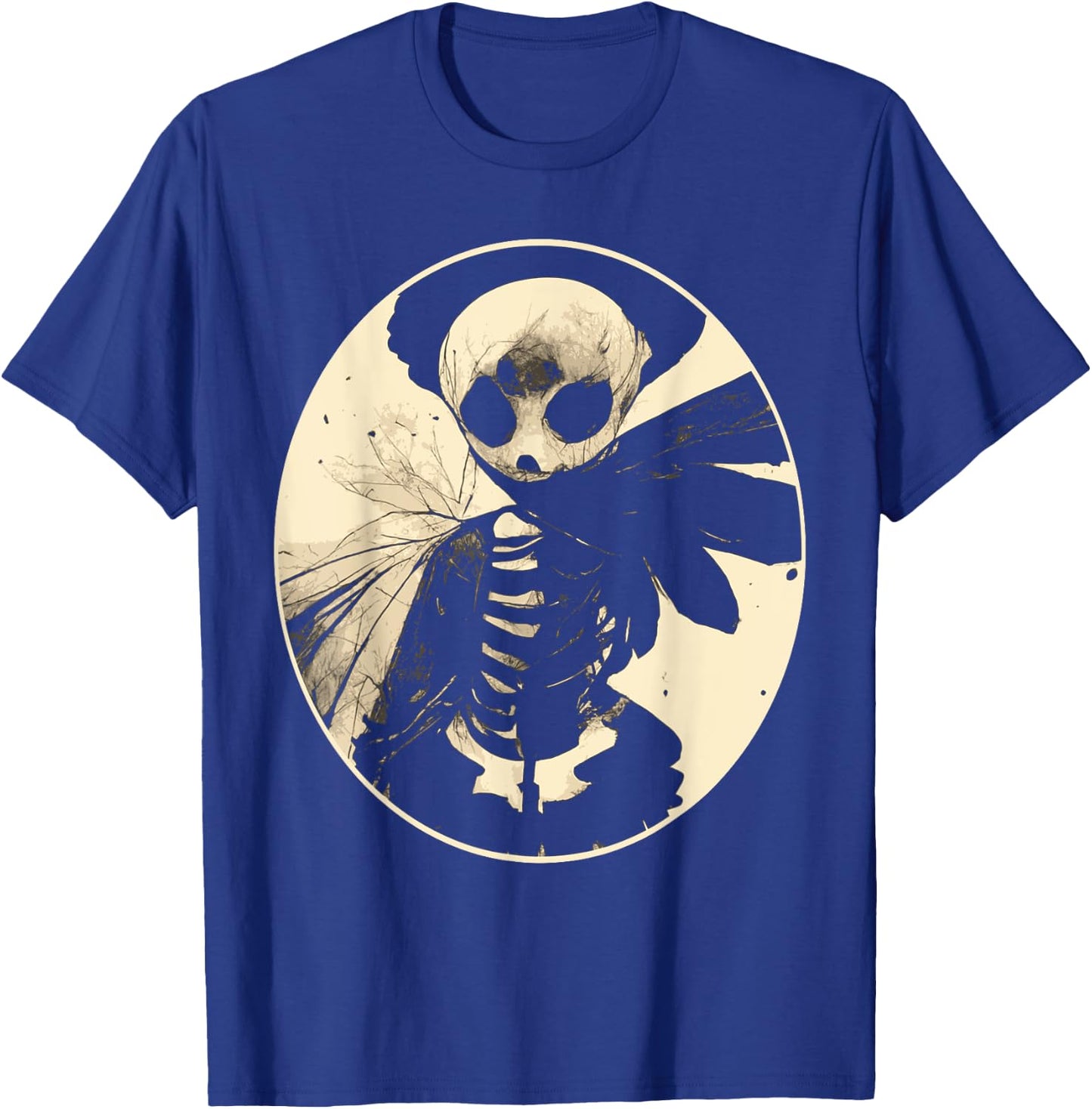 Dark Art Fairycore Butterfly Skeleton T-Shirt - T-Shirt | Royal