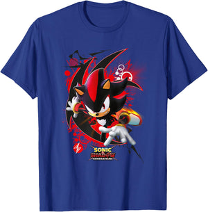 Sonic the Hedgehog, Sonic X Shadow Generations - Chaotic T-Shirt - T-Shirt | Royal
