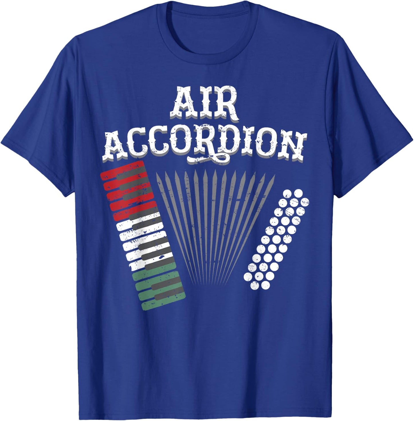 Air Accordion Mexico Flag for Mexico Fiesta Music Lovers T-Shirt - T-Shirt | Royal