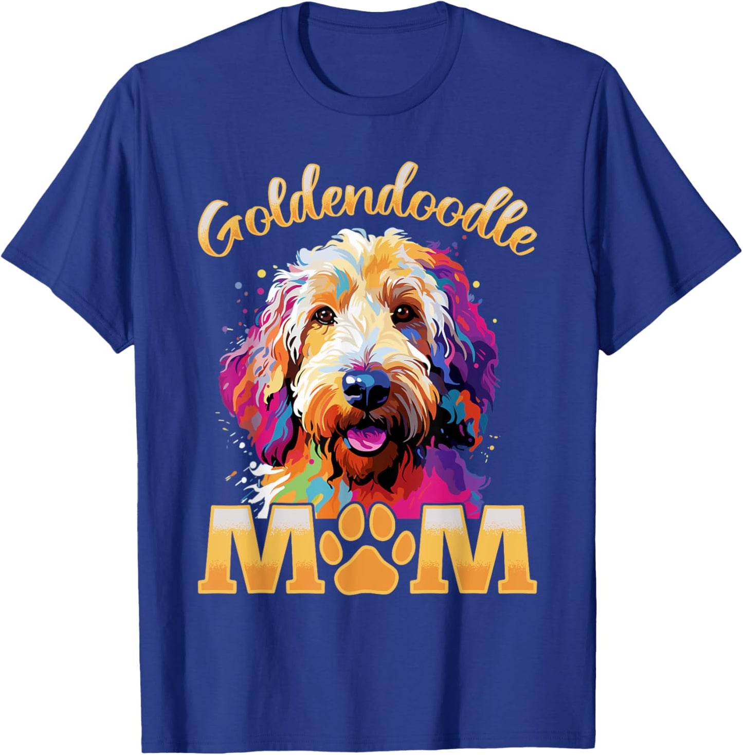 Goldendoodle Dog Breed Pet Goldendoodle Mom Men Women Girls Kids T-Shirt - T-Shirt | Royal