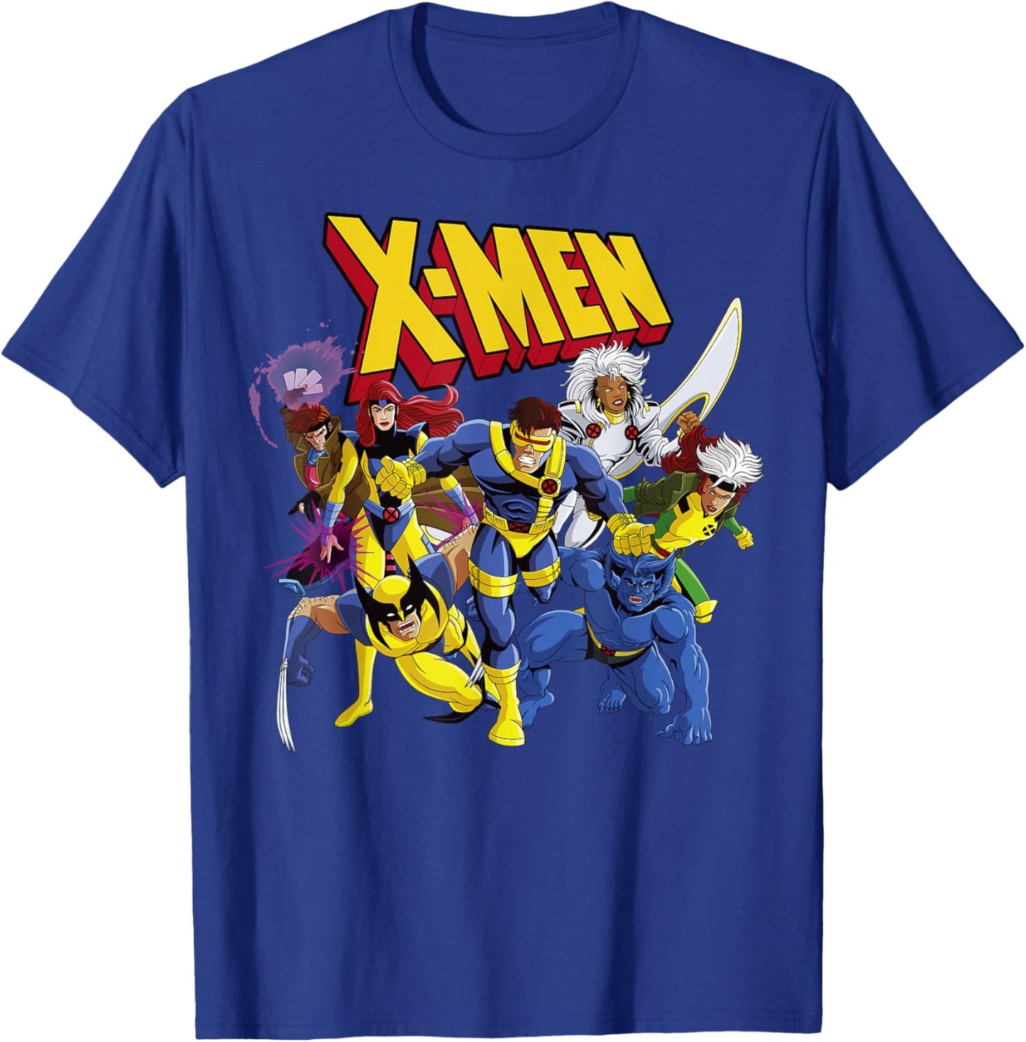 Marvel X-Men Classic Group Shot T-Shirt - T-Shirt | Royal