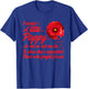 Veterans Day I Wear Red Poppy Flower Remember American USA Small T-Shirt - T-Shirt | Royal