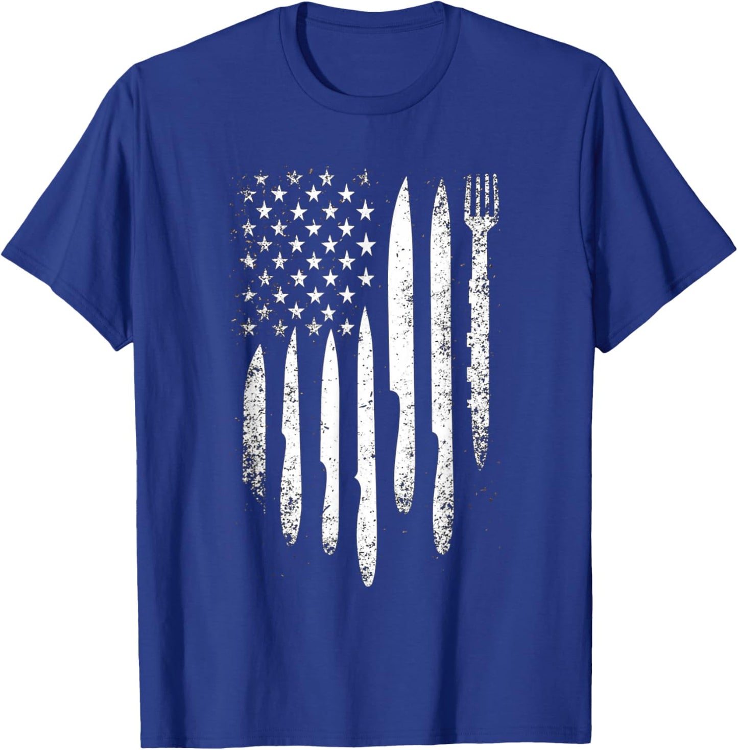 Culinary American Flag T-Shirt - T-Shirt | Royal