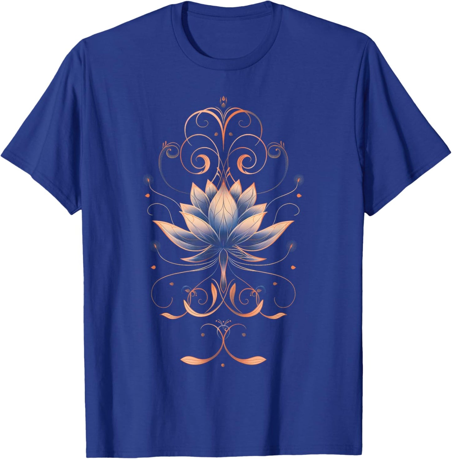 Reiki Lotus Flower New Age Meditation Yoga T-Shirt - T-Shirt | Royal