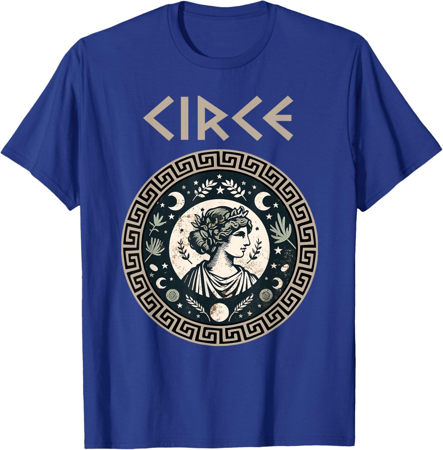 Agema Apparel Circe Greek Goddess and Sorceress Greek Mythology , Small, Black T-Shirt - T-Shirt | Royal