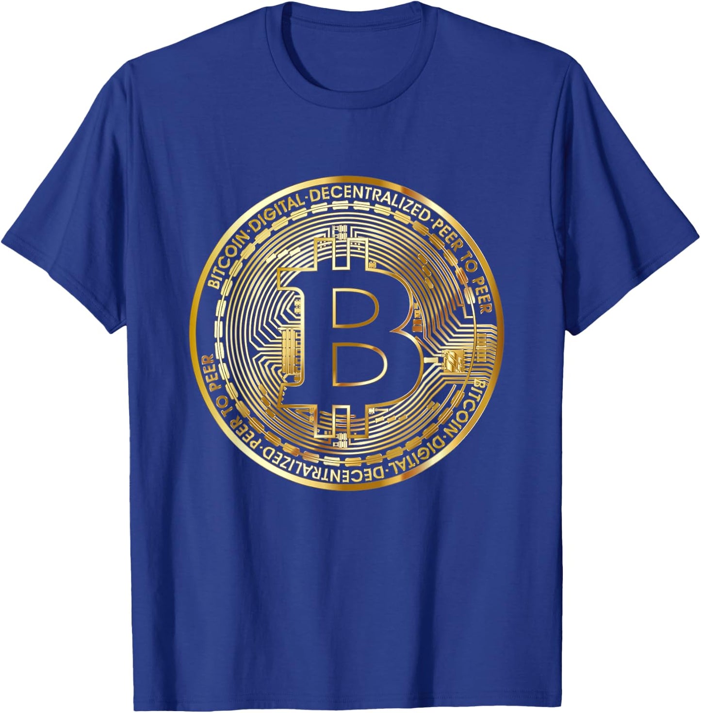 Bitcoin BTC Coin Crypto Trader #bitcoin Future Freedom Gift T-Shirt - T-Shirt | Royal