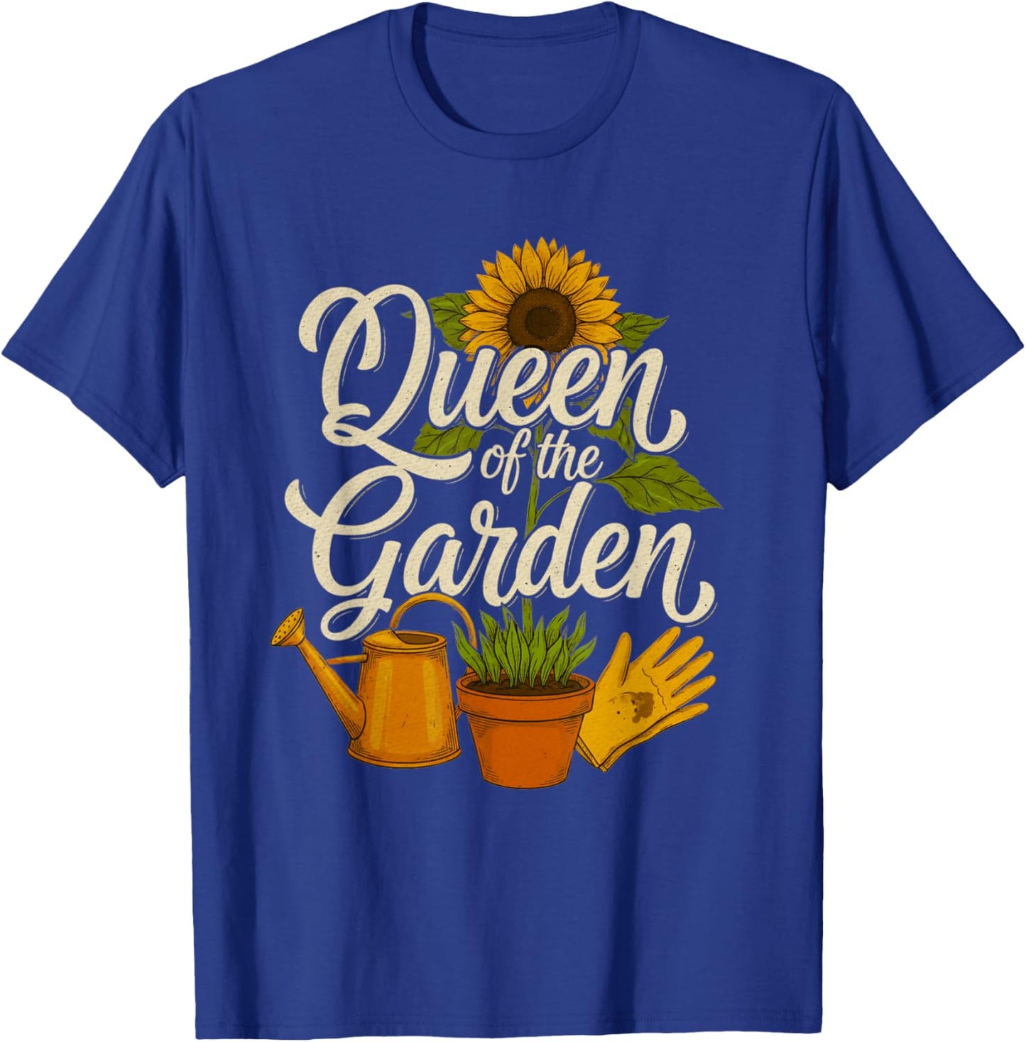Gardener Gardening Plant Lover Women Garden Nature T-Shirt - T-Shirt | Royal