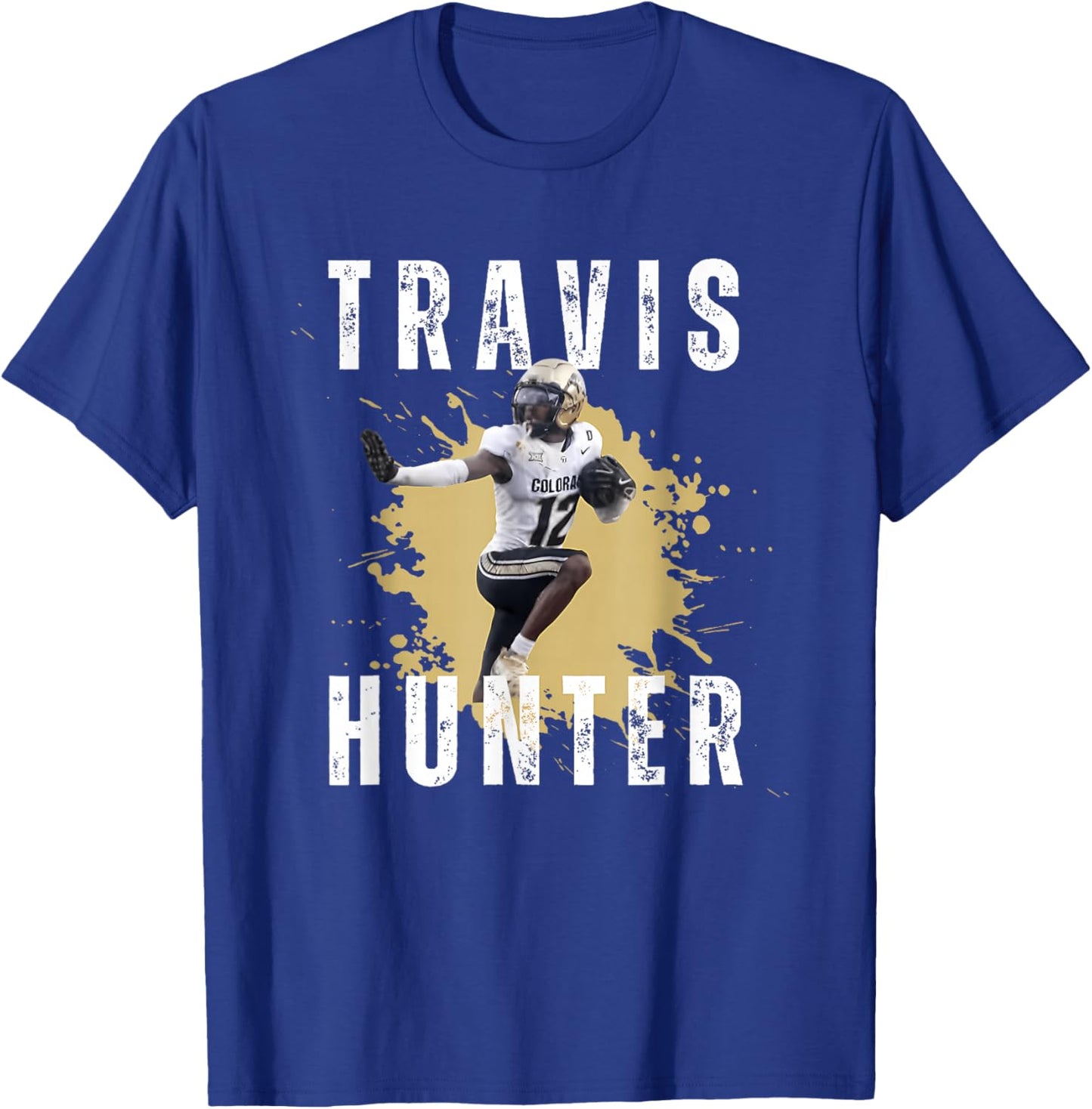 Travis Hunter Design 90s - Funny T-Shirt - T-Shirt | Royal