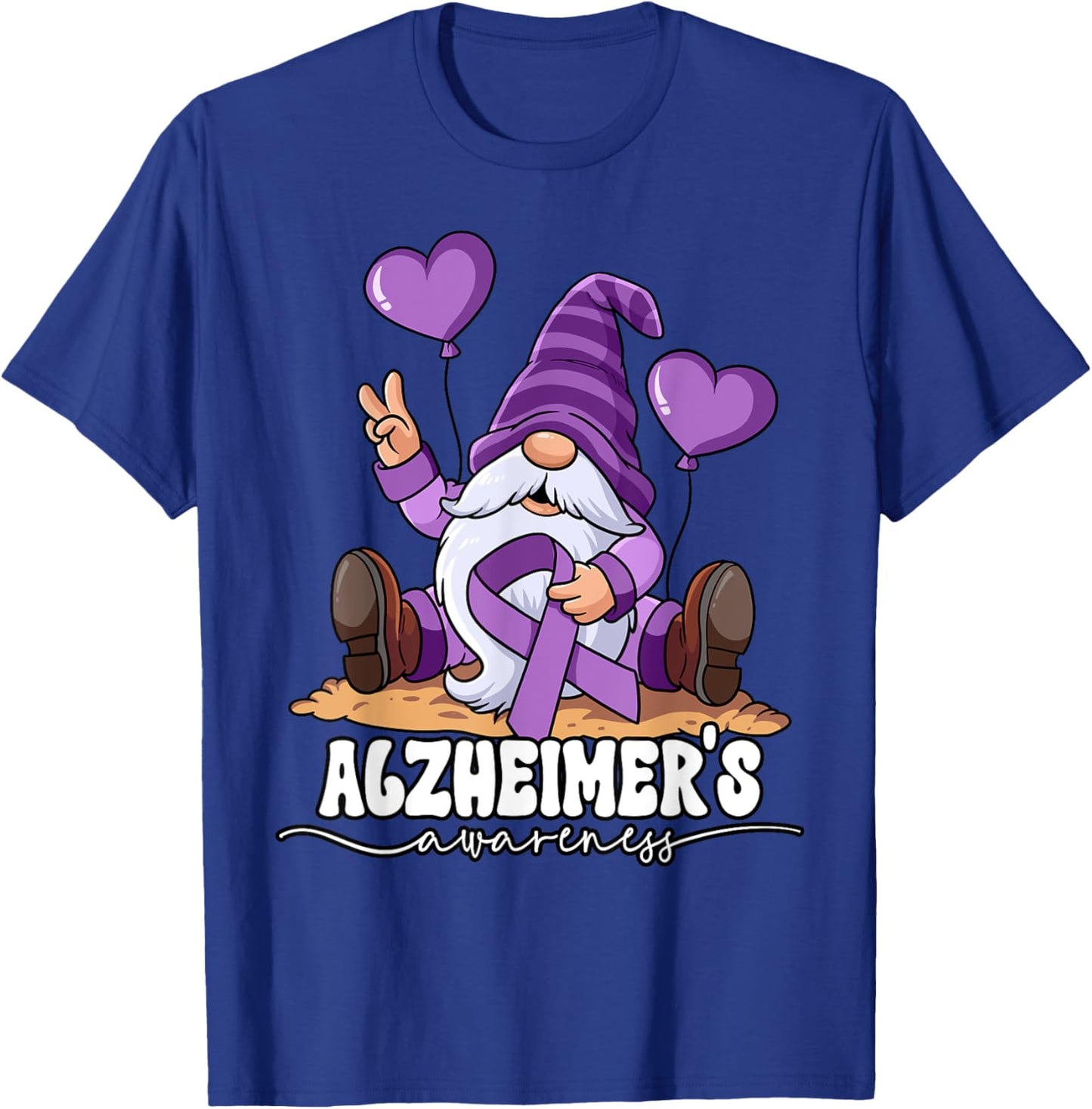 Alzheimer's Awareness T-Shirt - T-Shirt | Royal