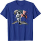 Cool Walking on Moon for Space Lovers T-Shirt - T-Shirt | Royal