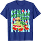 Striped Do The Watermelon Crawl Funny Turtle Summer Vacation T-Shirt - T-Shirt | Royal
