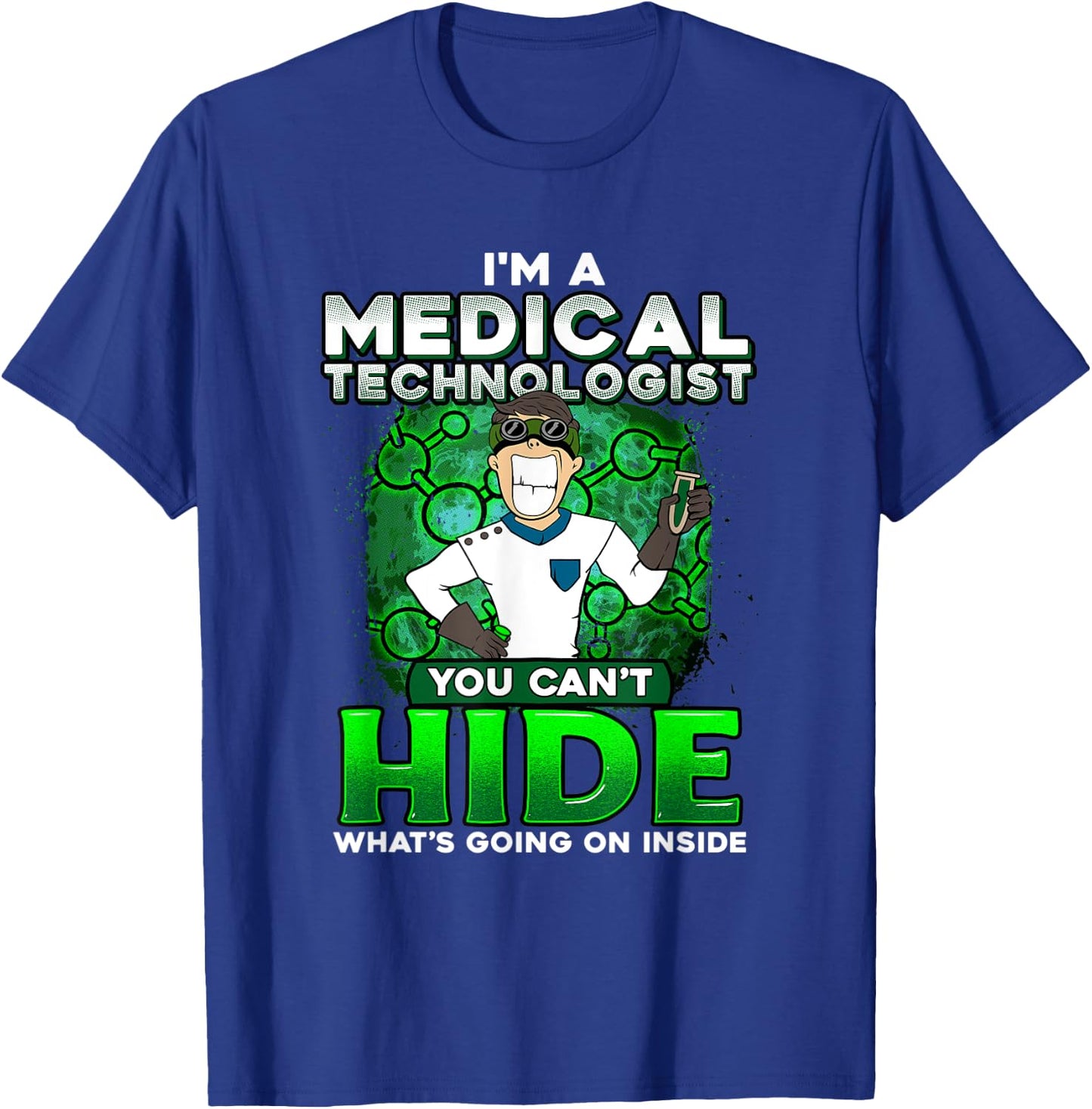 Med Tech Funny Medical Technician Gag Gift Lab Week T-Shirt - T-Shirt | Royal