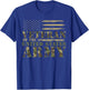 Veteran of The United States Army Camouflage US Flag Veteran T-Shirt - T-Shirt | Royal
