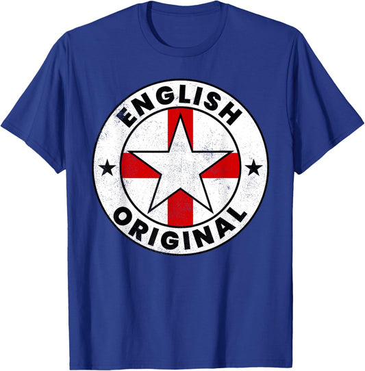 English Original Shirt | England Flag Shirts | English Roots T-Shirt - T-Shirt | Royal