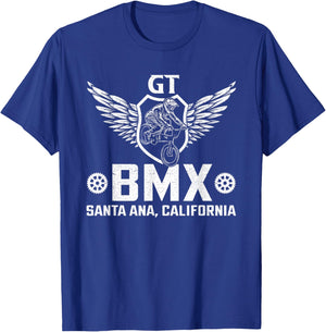 GT BMX Santa Ana, California T-Shirt - T-Shirt | Royal