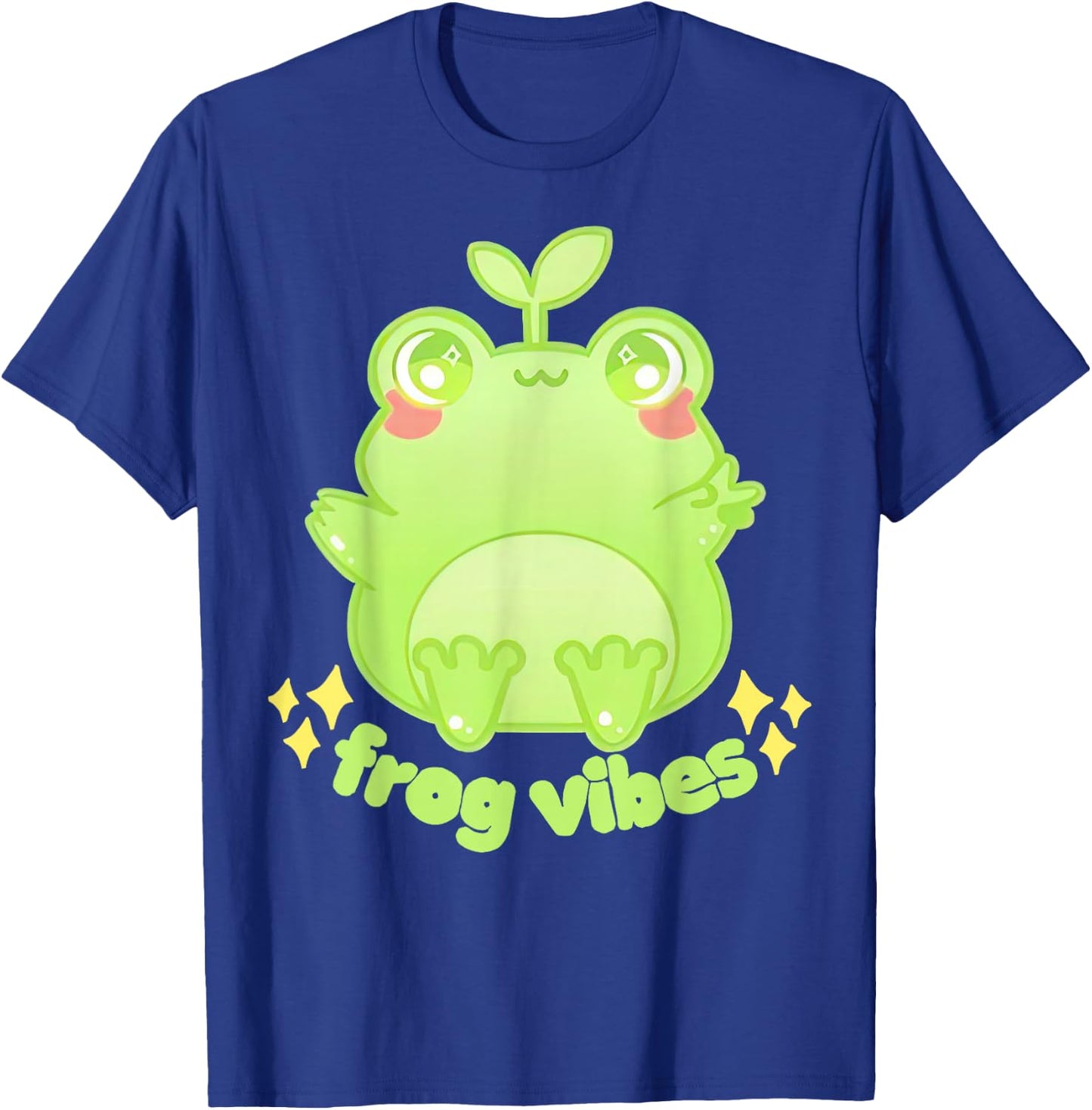 Froggy Crossing Frog Vibes T-Shirt - T-Shirt | Royal