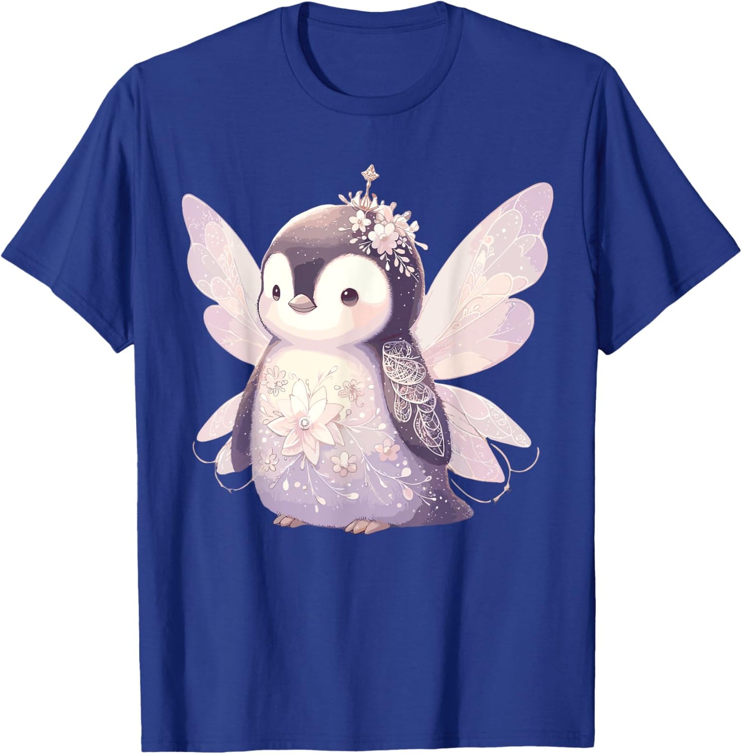 Cute Fairy Fairycore Aesthetic Penguin Lover Apparel Penguin T-Shirt - T-Shirt | Royal